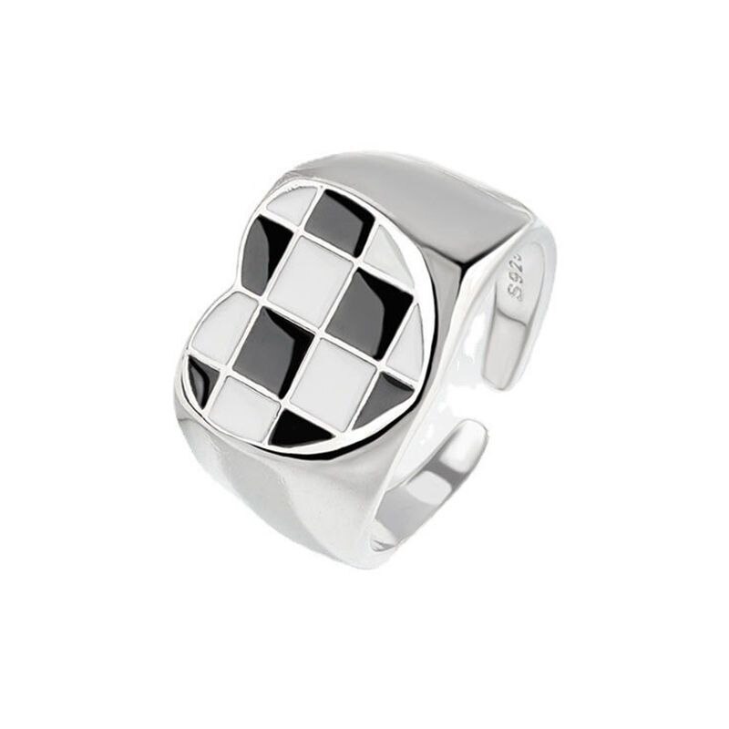 Anillos góticos Retro Para hombre y mujer, joyería de aleación de acero de titanio, color plateado antiguo, estilo Hip Hop, Rock: Rojo rosado