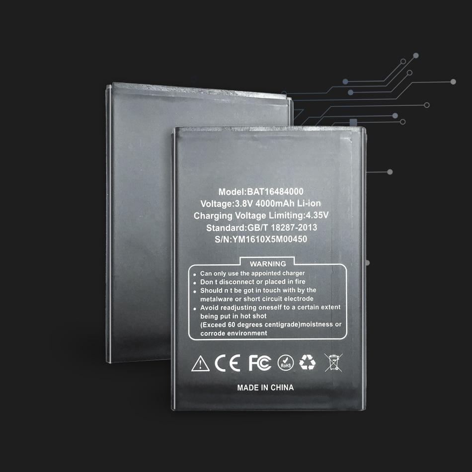 For DOOGEE X5 MAX X5max Pro 4000mAh Mobile Phone Battery For DOOGEE X5 MAX X5max Pro Battery BAT16484000
