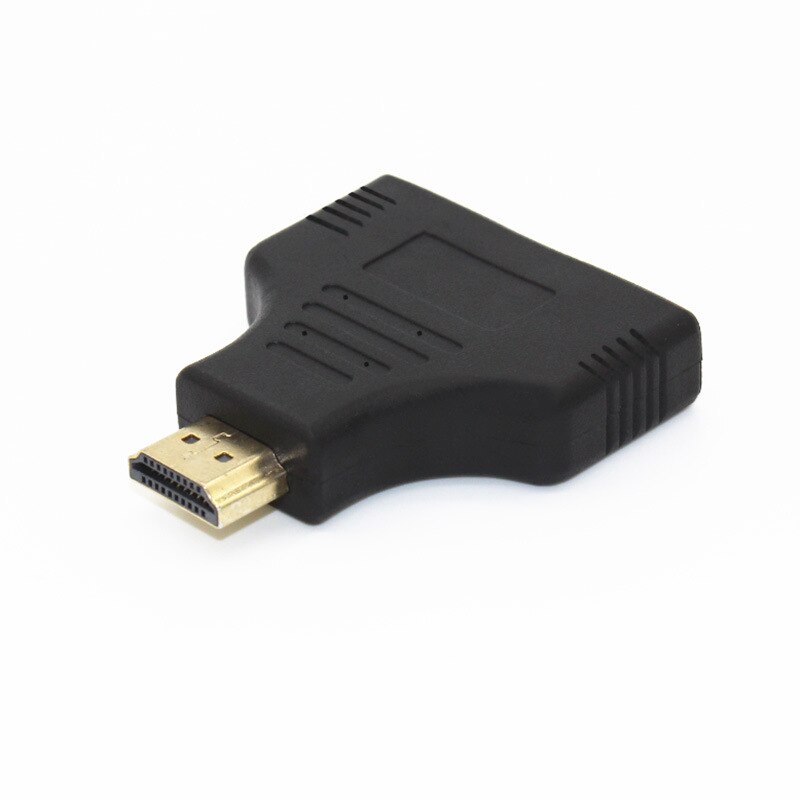 1080P 1 In 2 HDMI Splitter Adapter Male To 2 Female Onversion Head Adapter HDMI Male To Female Conversion Cable