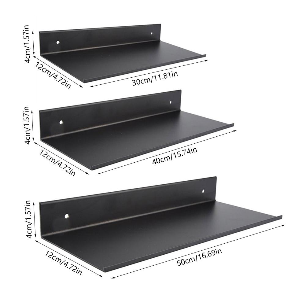 bathroom shelf Kitchen Black Bathroom Single-layer Space Aluminum Matte Rack Shelve Paper Towel Holder hoek plank