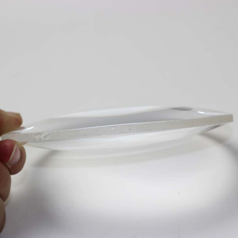 Szkło powiększające obiektyw 3x5x8x10x lupa stacjonarna zastępuje obiektyw 127mm duży soczewka wypukła szkła optycznego niebieski lub biały wymienny