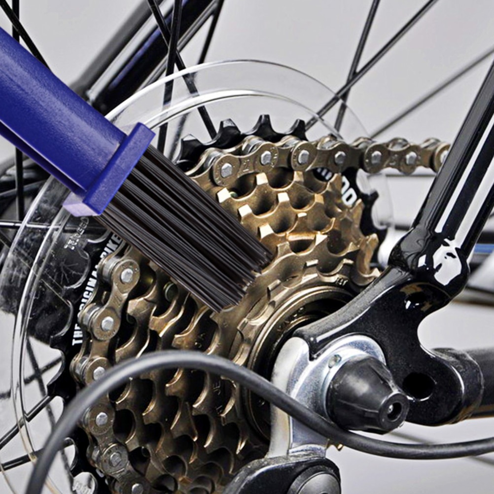 Gear grunge børste renere kædehjul svinghjul cykling motorcykel kæde rengøringsværktøj sæt cykel kranksæt rene børster
