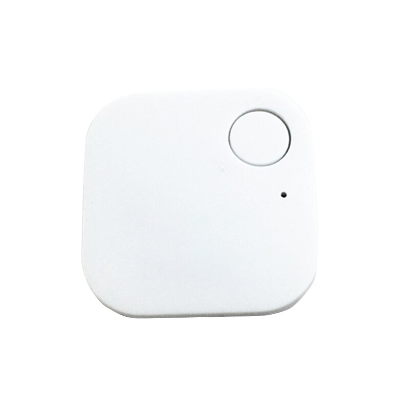 Smart Wireless Bluetooth 4.0 Tracker Elderly Child Pet Wallet Key Car Bags Suitcase Anti Lost GPS Locator Alarm Finder: white