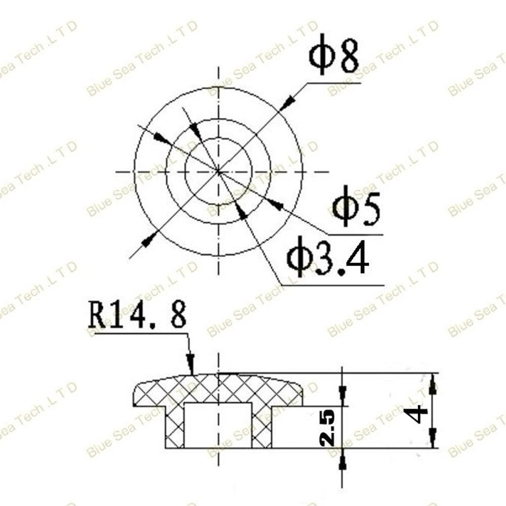 Tactile Drukknop Cap,Micro Knop Cap,Momentary Tact Cap Fit 6*6 Schakelaar, pakket Is Niet De Schakelaar