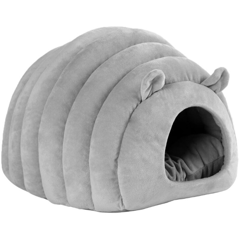 Pet Cat House Dog Bed Caterpillar Kennel Hamster Cotton Soft Bed Puppy Cave Warm Sleeping Bed Winter Closed Pet Nest: Default Title