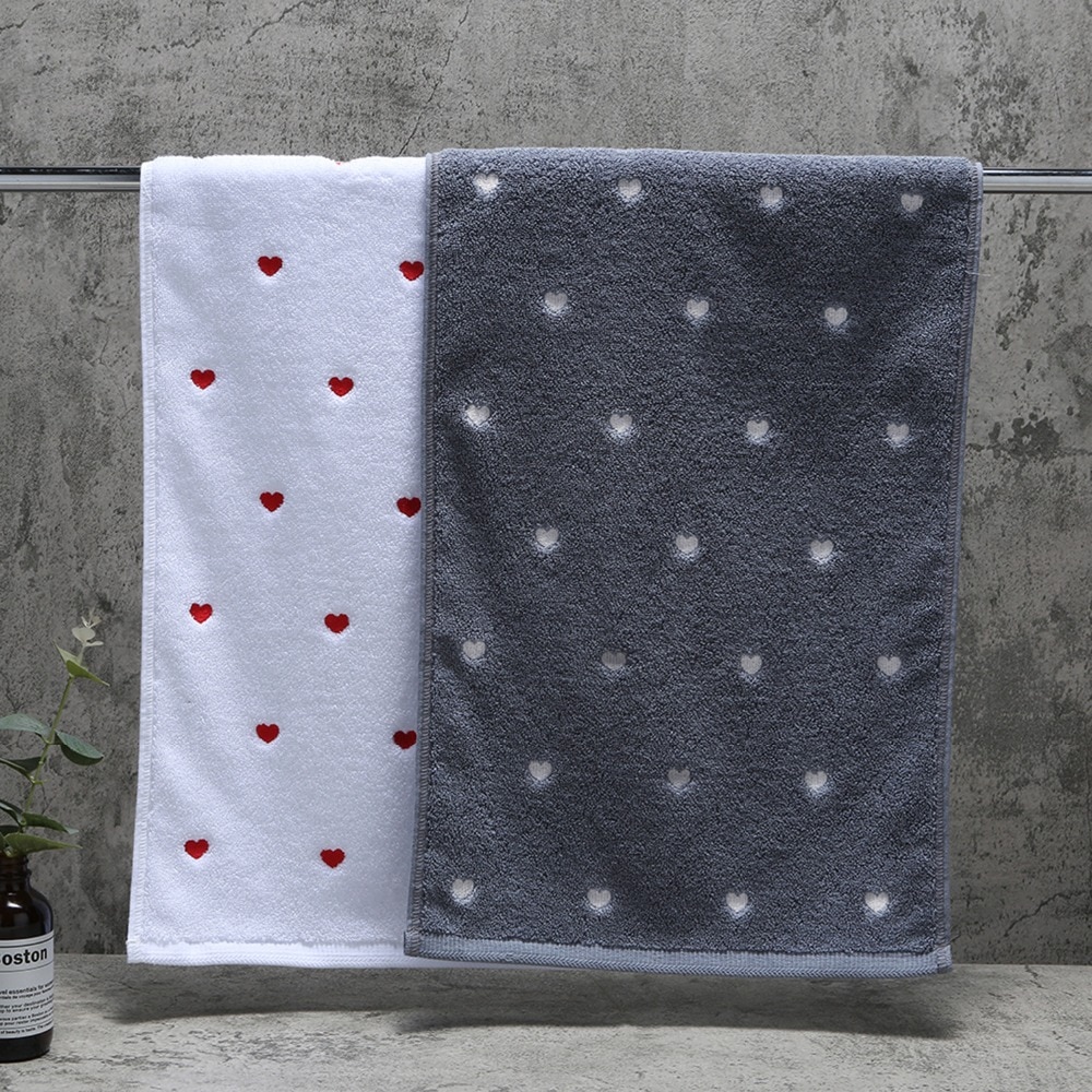 2 uds. Toallas de baño de de amor de 35*75 cm, toallas de baño de algodón para la cara, toallas de de Navidad para adultos para parejas de asciugamani, toallas de baño