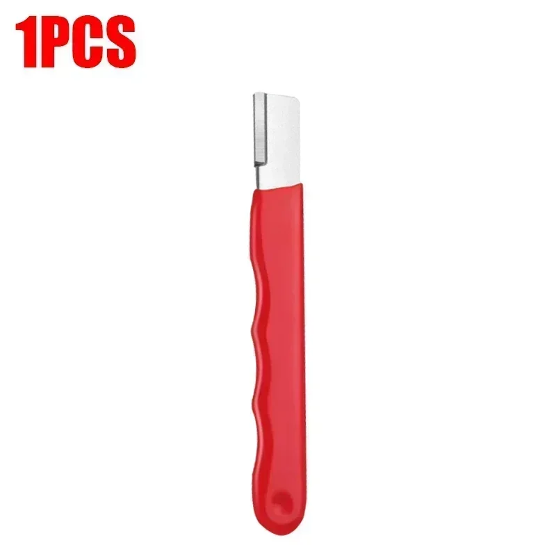 10/1PCS Knife Sharpener Alloy Steel Portable Quick Sharpeners Handheld Outdoor Garden Clippers Scissors Grinding Stone Tools: Red