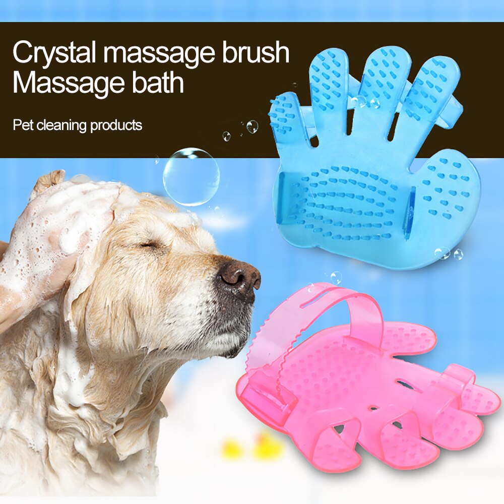 Pet Hond Schoonmaken Handschoenen Kat Honden Baden Massage Handschoenen Schoonheid Douche Handschoenen Kat Haar Grooming Hond Accessoires Pet Supplies