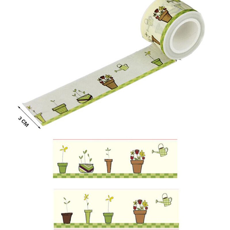 Retro de personaje de dibujos animados japonés Washi Tape de papel adhesivo álbum Etiqueta de cinta adhesiva Scrapbooking DIY etiqueta engomada