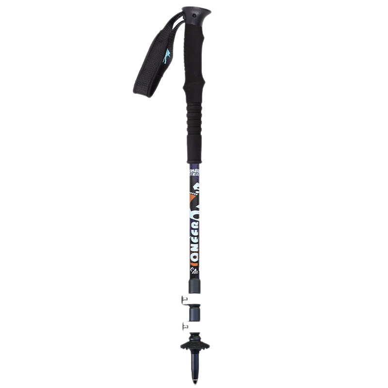 Adult Trekking Pole Quick Lock Compact Tourism Walking Sticks Trail Running Ski Sticks: Default Title