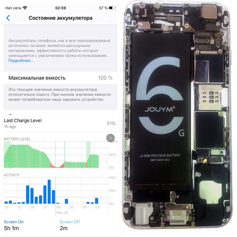 JOUYM oryginalna Bateria telefonu dla iPhone 6 6S 7 8 5S 5 SE 6 plus wymiana jakości Bateria dla iPhone6 iPhone7 z zestawem narzędzi