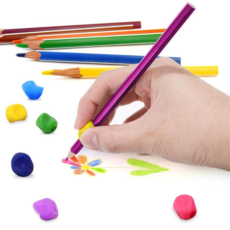 10pcs Writing Aids Durable Universal Ergonomic Writing Grip for School Home Children