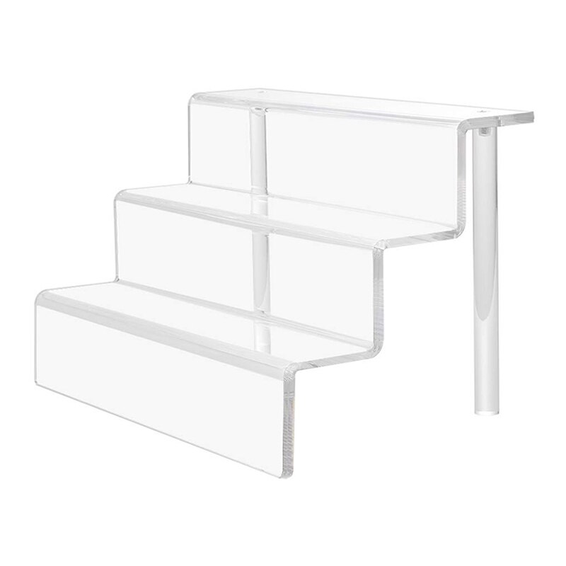 3 Tier Acryl Cupcake Display Stand Cake Display Stand Desserts Houder Collecties Organisator En Cosmetische Items Plank Kleine Pla: Default Title