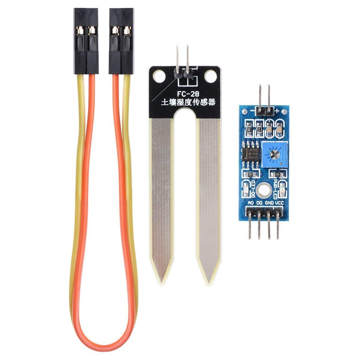 5 PCS 5pcs Soil Moisture Sensor And Automatic Watering System for Arduino TE215
