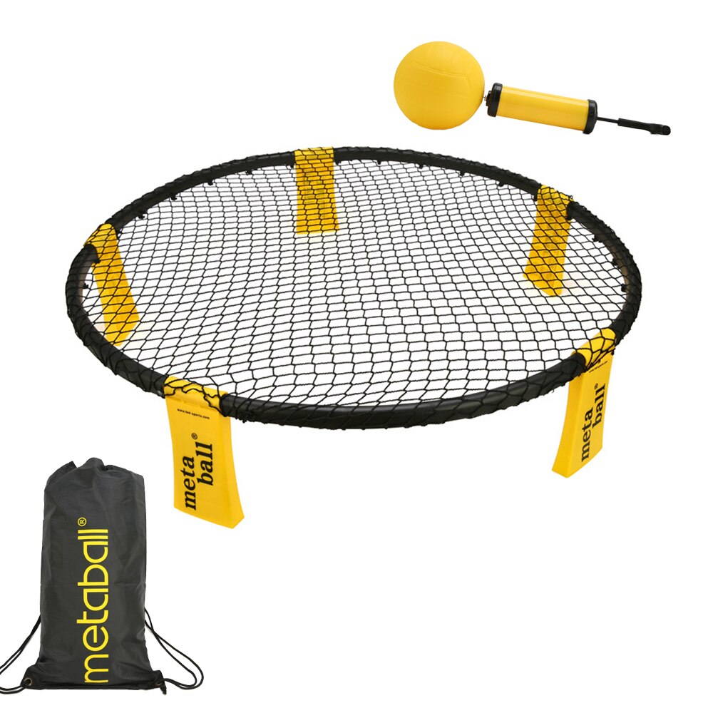 Mini Strand Volleybal Spike Ball Game Set Strand Volleybal Outdoor Teamsporten Spikeball Gazon Met 3 Ballen Volleybal Netto