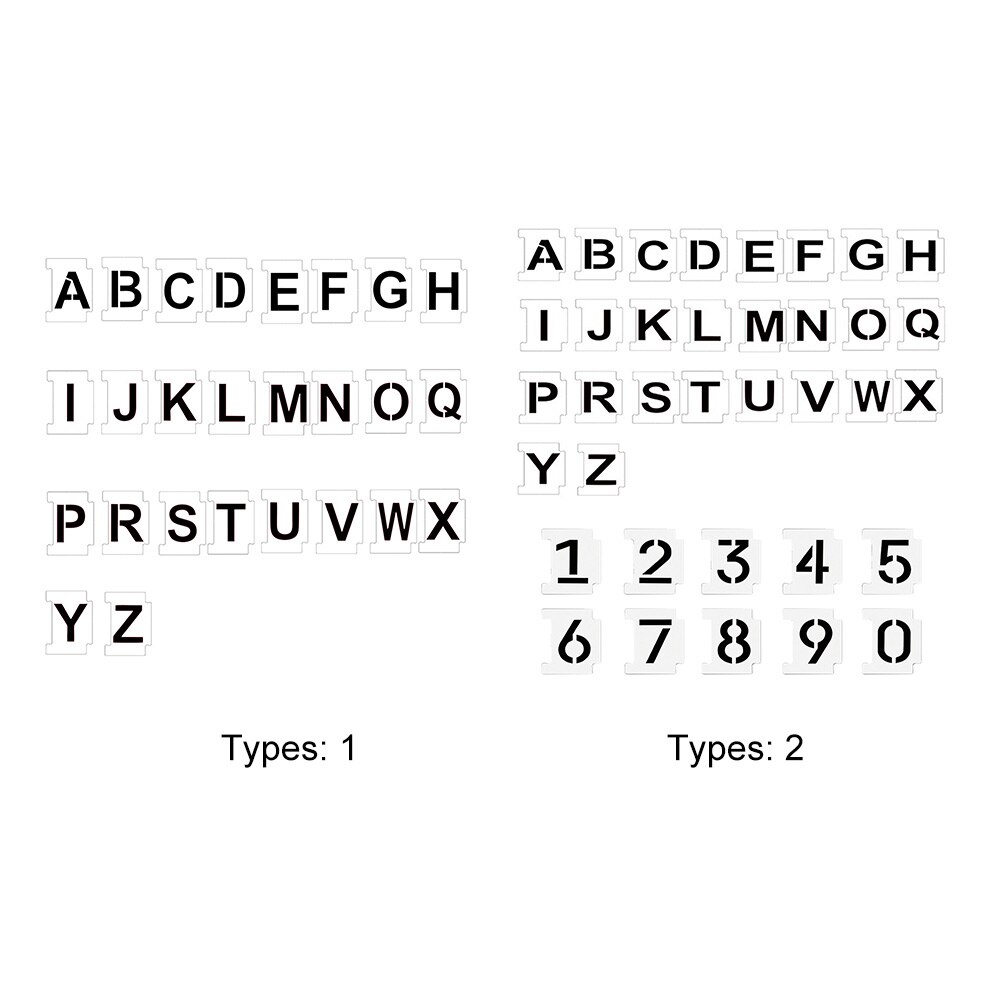 Drawing Alphabet School Wall Reusable For Painting On Wood Home Letter Stencils Fabric Chalkboard Art Craft DIY Drafting