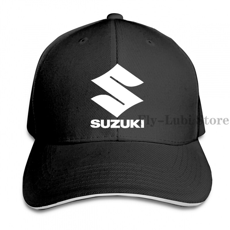 Suzuki Baseball cap men women Trucker Hats adjustable cap: 1-Black