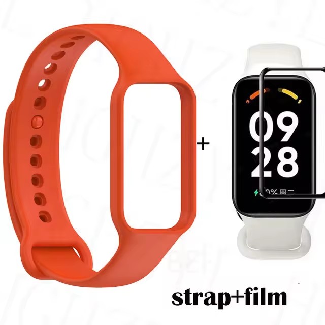 Offizielles Armbinde für Amazfit Band 7, Sport-Handgelenk-Ersatzarmband, weich, für Amazfit Band 7, Sport-Armbinde-Zubehör: Schwarz Gelb
