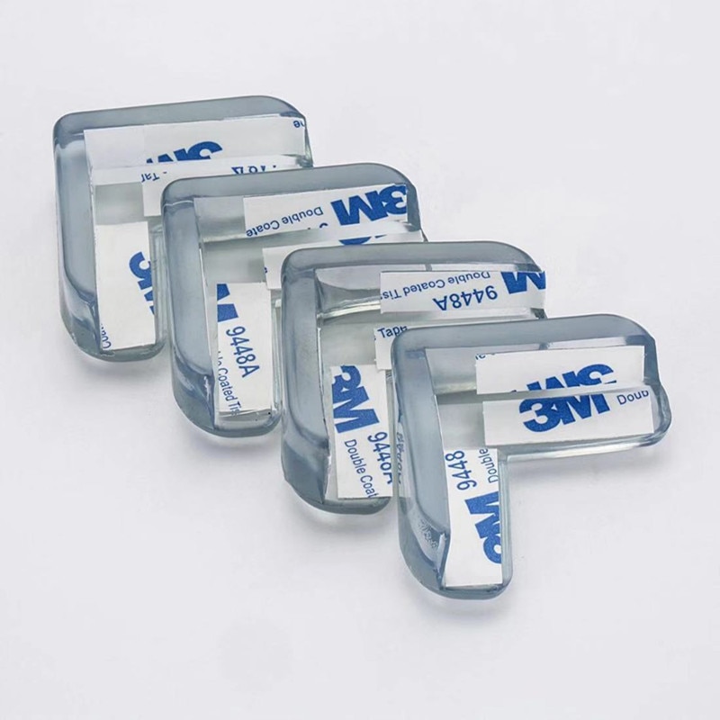 10 pces/prova de colisão transparente do ângulo da tabela da segurança da proteção do ângulo direito do ângulo anti colisão