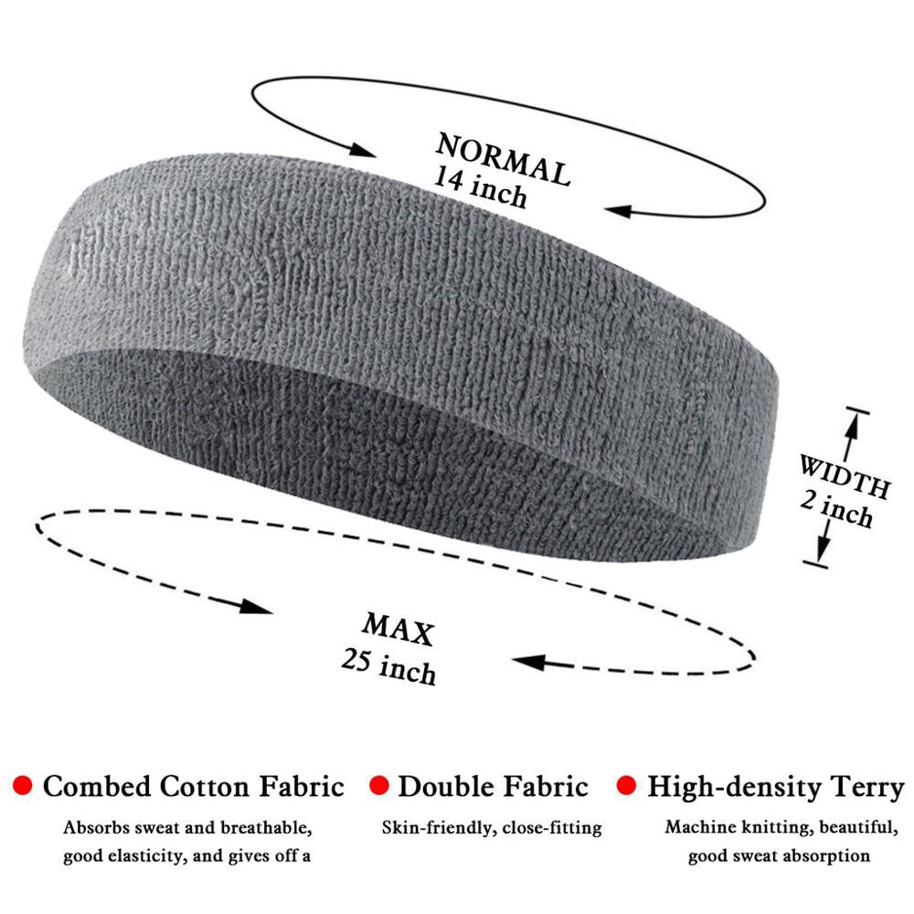 Professionele Elastische Zweetband Sport Hoofdband Silicone Antislip Vrouwen Mannen Haarband Fitness Voor Yoga Volleybal Tennis Running
