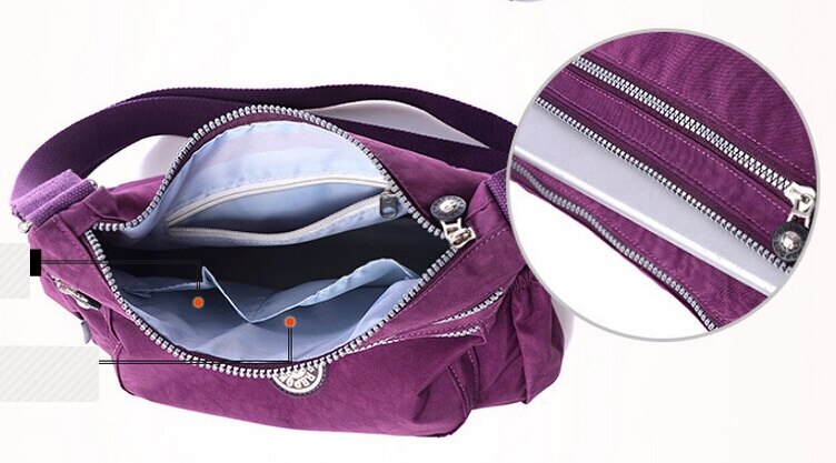 Casual Women Messenger Bags Female Shoulder Bag Crossbody Bags for Women Handbags Nylon bolsos sac a main LJ-336