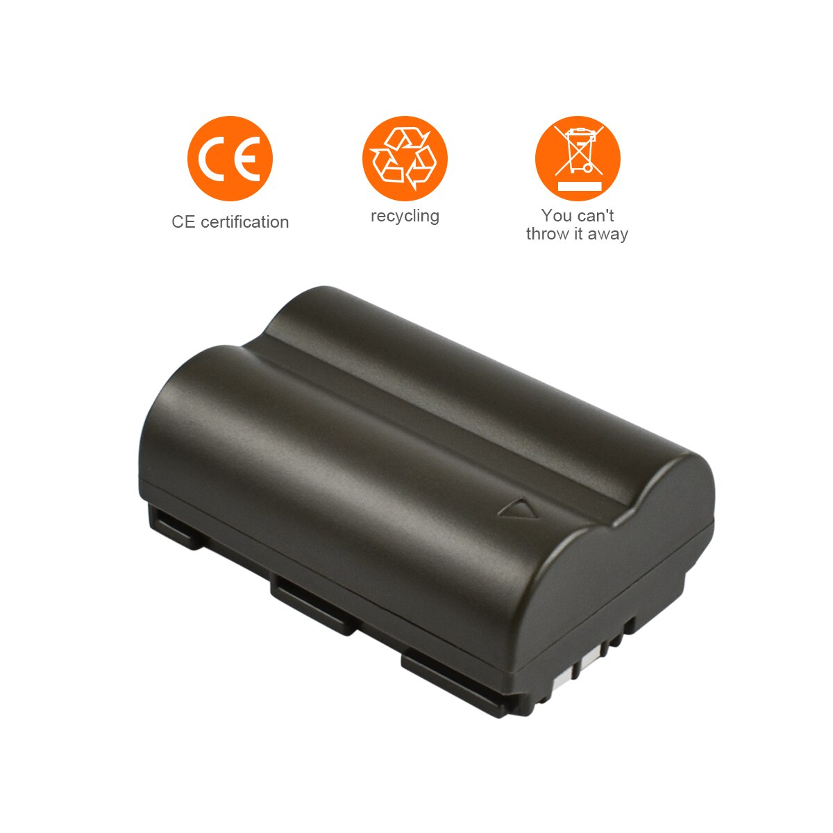 Turpow 2800mAh BP-511 BP-511A BP 511A Pour Batterie D'appareil Photo BP511 BP 511 Pour Canon EOS 40D 300D 5D 20D 30D 50D 10D G6 Batterie