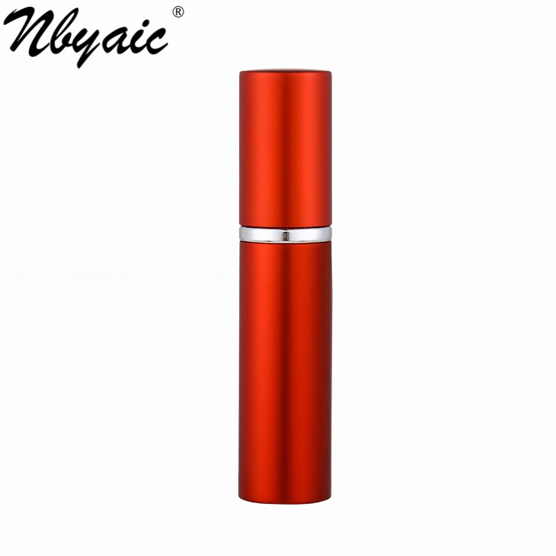 Nbyaic perfume bottles, 5ml portable high-end sample glass, empty bottle dispenser, travel small spray bottle 1pcs: Red