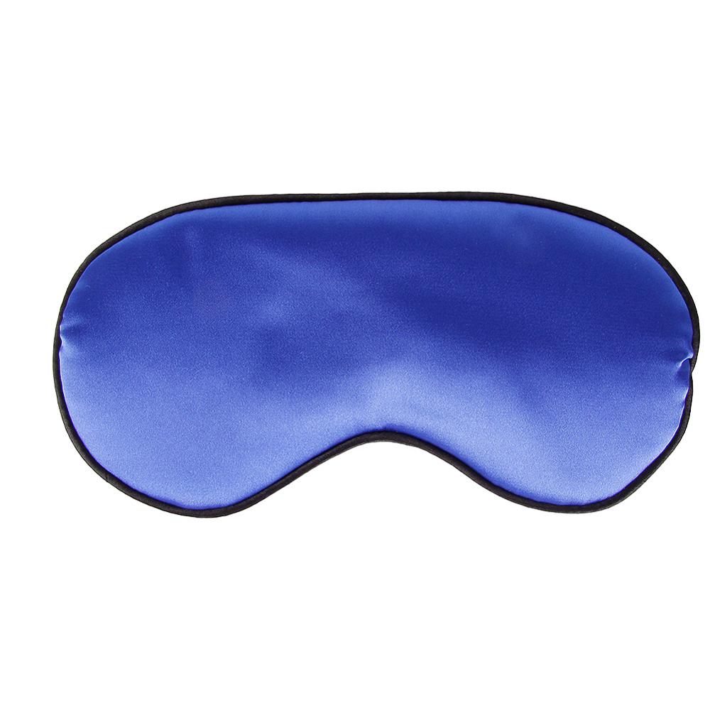 1Pcs Pure Zijde Sleep Rest Eye Mask Gewatteerde Shade Cover Travel Relax Aid Blinddoeken Eye Aid Blinder Zacht oogmasker