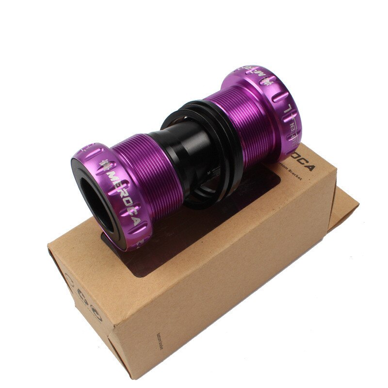 Color Mountain Bike Mid-axle Integrated Hollow BB Bicycle Thread-in Type Mid-axle