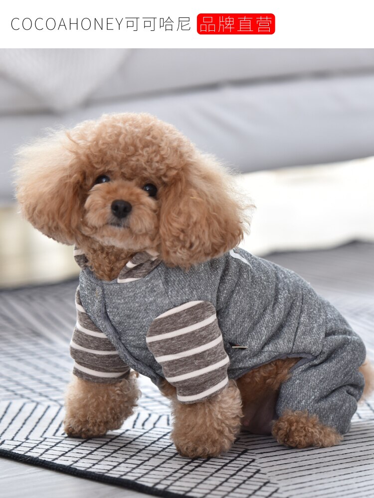 Costume pour animaux de compagnie chats produits pour animaux de compagnie Costume pour animal de compagnie par temps froid chien bas Parkas Costume Hondenjas Hoopet chat fournitures JJ60MM