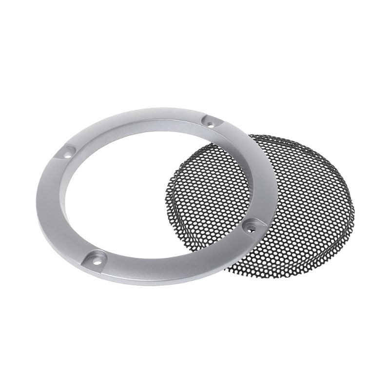 2 uds parrillas altavoz 3 "Marco protector Subwoofer cubierta rejilla malla acero círculo decorativo accesorios DIY