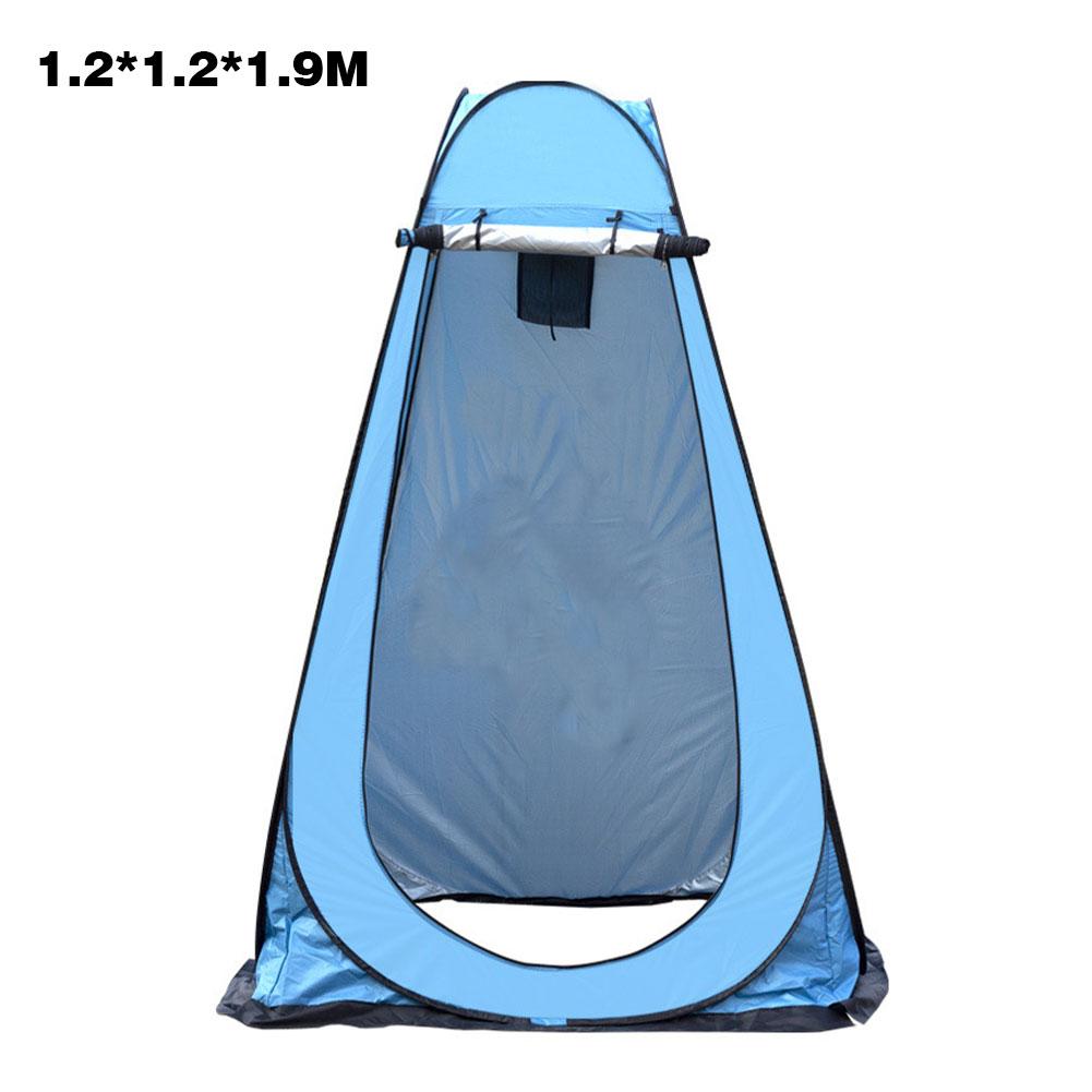 Pop Up Pod Outdoor Camping Tent Kleedkamer Privacy Tent Draagbare Douche Tent Uv Functie Dressing Tent Wc Regen Onderdak: 1.2x1.2x1.9m Blue