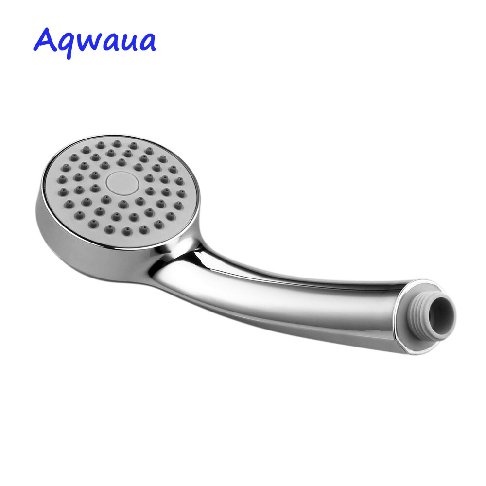 Aqwaua Hand Hold Shower Head Hand Shower Water Saving ABS Chrome Plated Shower Booster Power Shower Mixer: T01