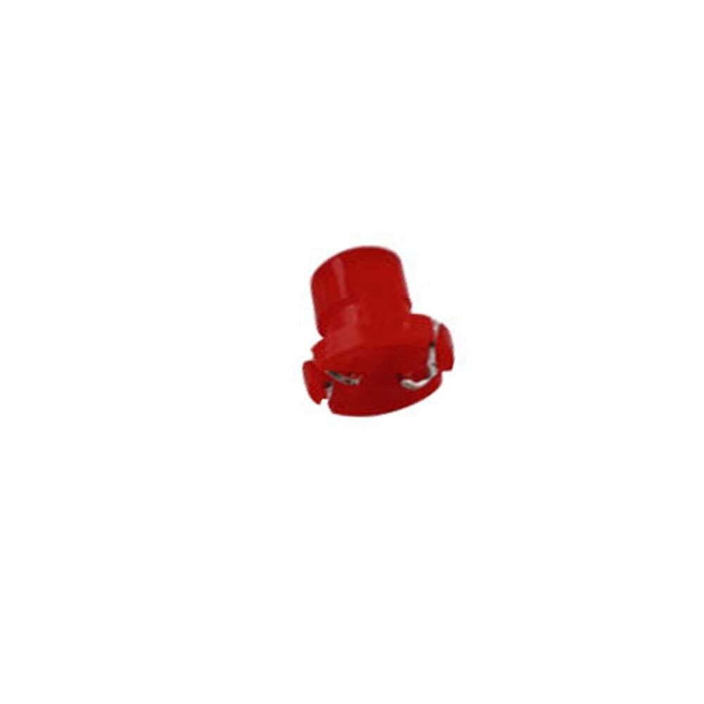 10PCS Car Interior Light T3 Wedge LED Auto Instrument Bulb 12V Automobiles Air Conditioner and Push-Button Bulbs: 10pcs red