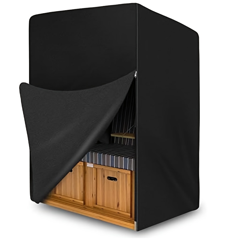 Waterdichte hoes voor tuinmeubilair, 210D Oxford-stof, robuuste vierkante hoes voor terrashangmat en kampeeruitrusting: Default Title