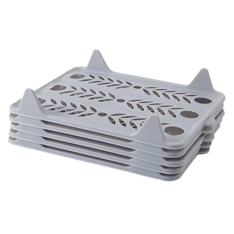 5pcs Fast Clothes Folding Boar Lazy Folding Clothes Organize T Shirt Folder Board Clothing Dividers Stackable Folding Board: 37.5x29cm / Dark Grey