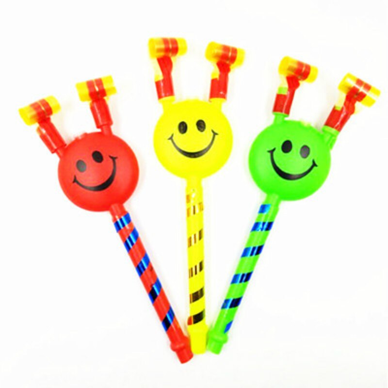 1 stykke smil farve fløjte børn børn udendørs fødselsdagsfest blæser drage blowout baby fødselsdag forsyninger legetøj