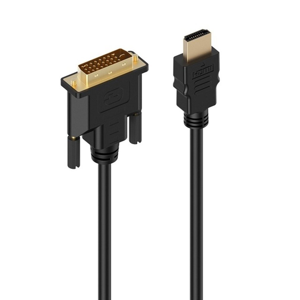 HDMI-kompatibel zu DVI-D Adapter Video Kabel HDMI-kompatibel Stecker auf DVI Stecker auf HDMI-kompatibel zu DVI Kabel 1080p