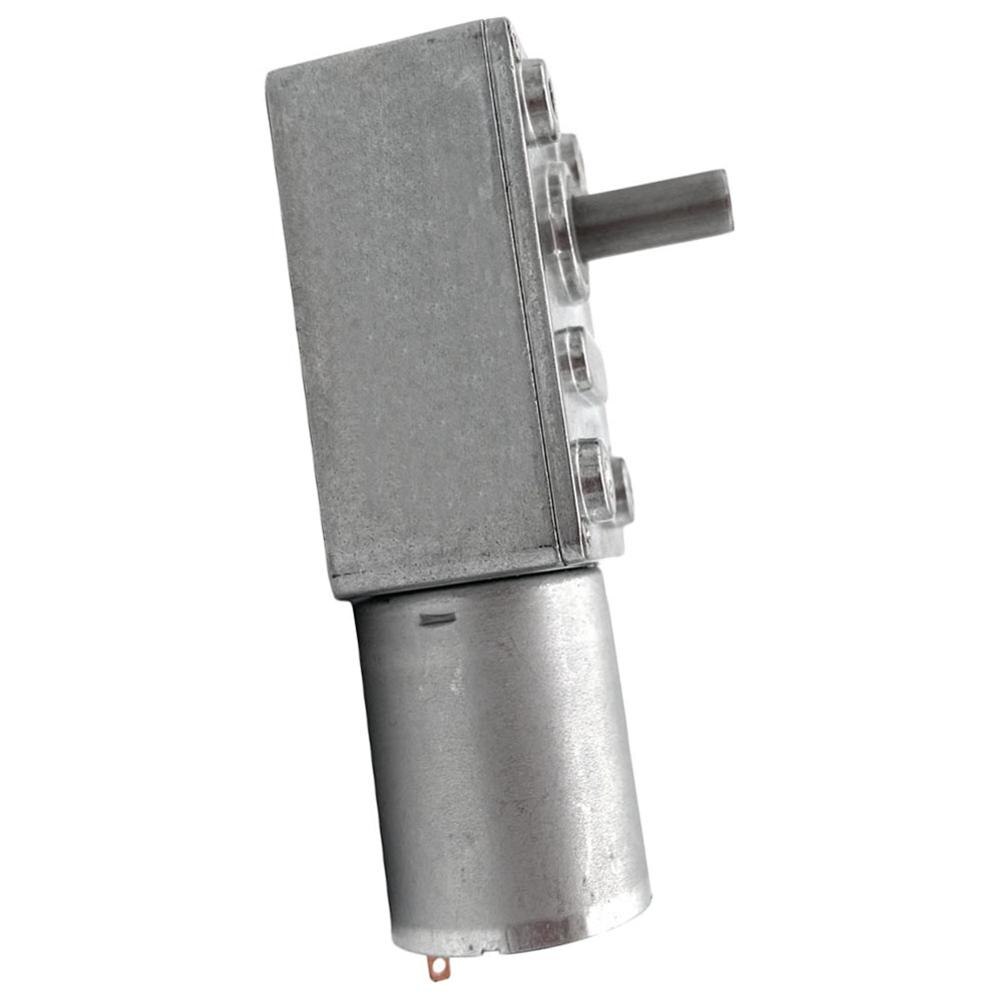 12v 375 rpm snäckväxel motorreducerare högt vridmoment elmotor metallväxel back självlåsning för automationsutrustning