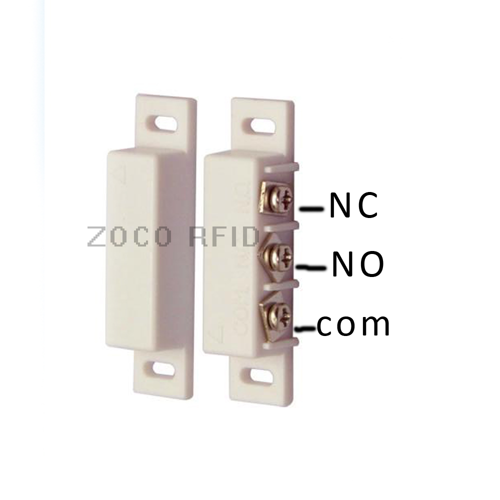 Nc En Geen Twee Soorten Type Wired Metal Roldeur Magneetcontact Schakelaar Alarm Deur Sensor Voor Thuis Alarm systeem