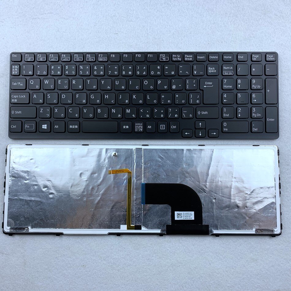 Teclado de ordenador portátil retroiluminado japonés para Sony VAIO SVE151 SVE 151 Series SVE1511A1E SVE15111EA sve151e11t sve1511 sve1512
