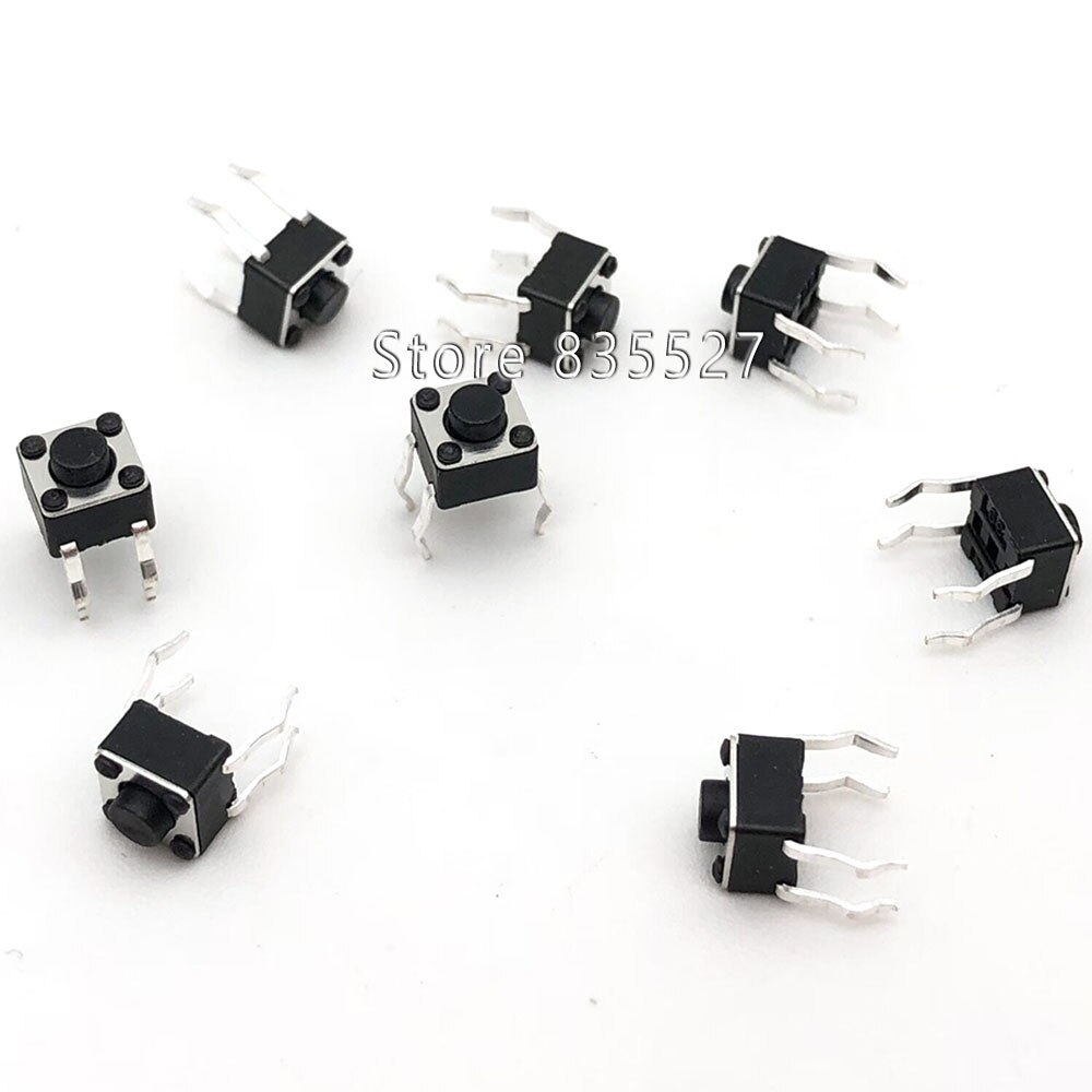 25 kinds choice , Light touch switch pack small key switch micro switch pack 2*4 3*6 4*4 Push Button 6x6 12*12 2.5 3.5 4.3: 4.5x4.5x3.8 100pcs