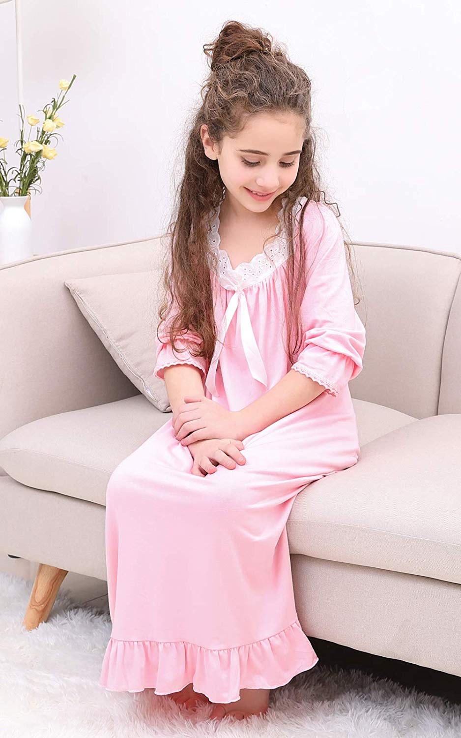 Baby Meisje Kleding Nachtjapon Prinses Slaap Shirts Nachthemden Pyjama Kerst Jurk Nachtkleding Kinderen Voor 3-12 Jaar