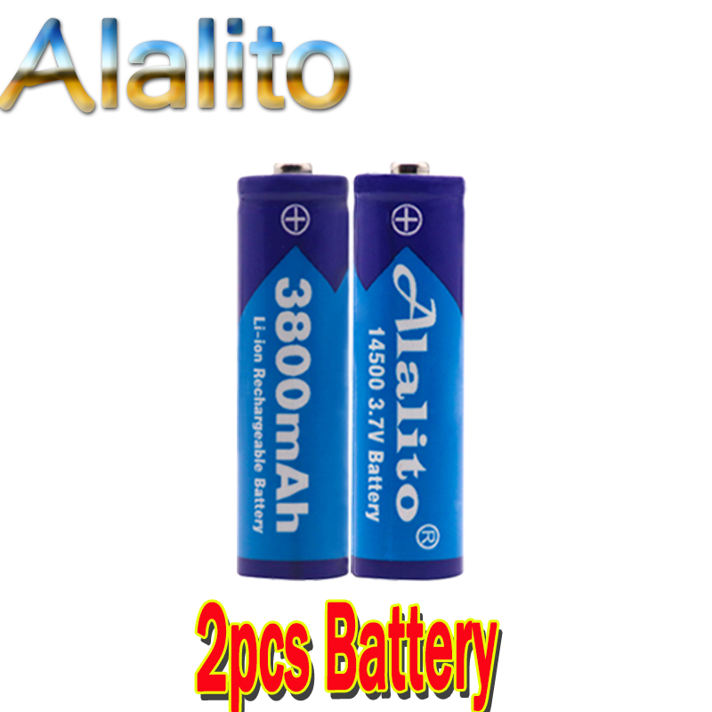 thumbnail image 2 of 10-Pack UltraFire 14500 Li-ion Rechargeable Batteries – 3.7V 1800mAh For Flashlights & Devices 2 of 4