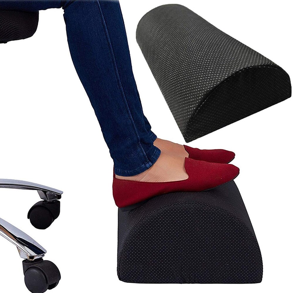 Ergonomic Feet Cushion Support Foot Rest Under Desk Comfortable Massage Pillow Foam Footrest For Office Worker Elderly People
