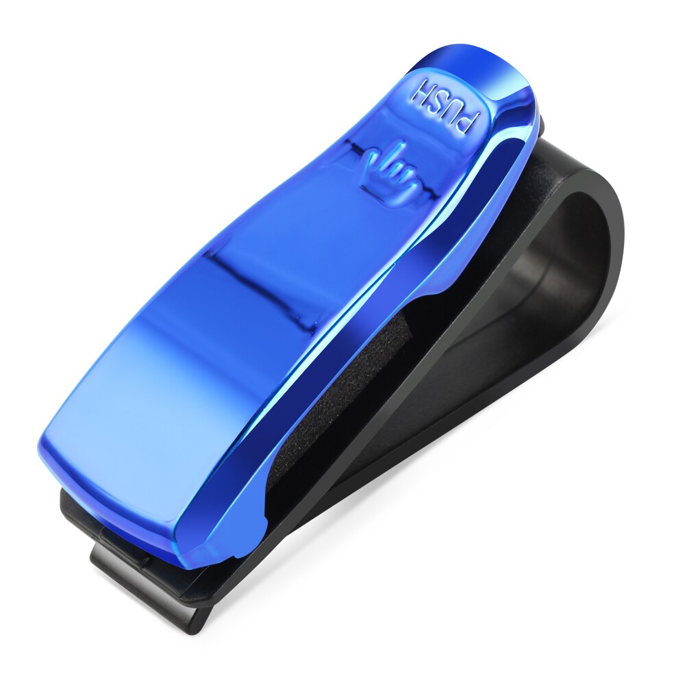 Car Sun Visor Glasses Holder Clip for Opel Astra H G J Insignia Mokka Zafira Corsa: Blue