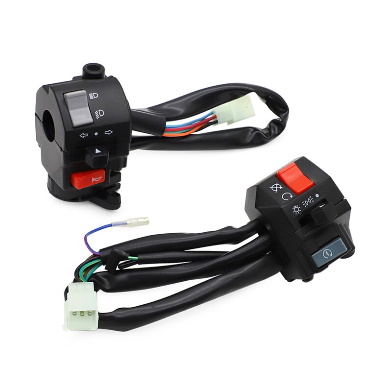 Moto 22mm 7/8 "Interruptor Control manillar para Yamaha XV250 Virago XV125 RD350 SRX600 FZR250 RZ250 RZ350 V-Max TZR250 TZR125