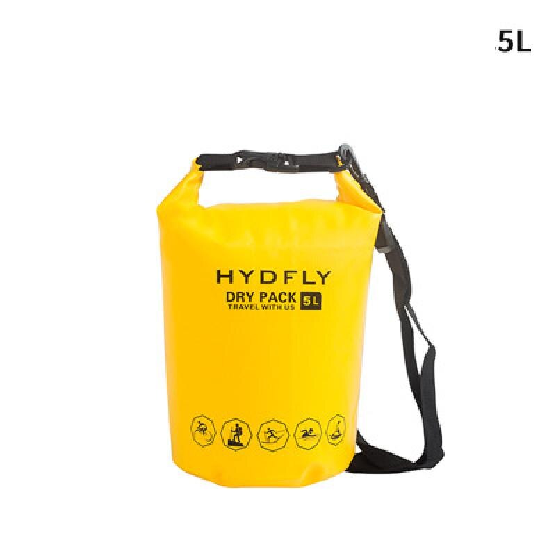 1 stuk water sport reddingsboei zwem reddingsboei drijfzak waterdichte pvc opblaasbare zwemboei lucht droog sleep zeil drijfzak: Geel