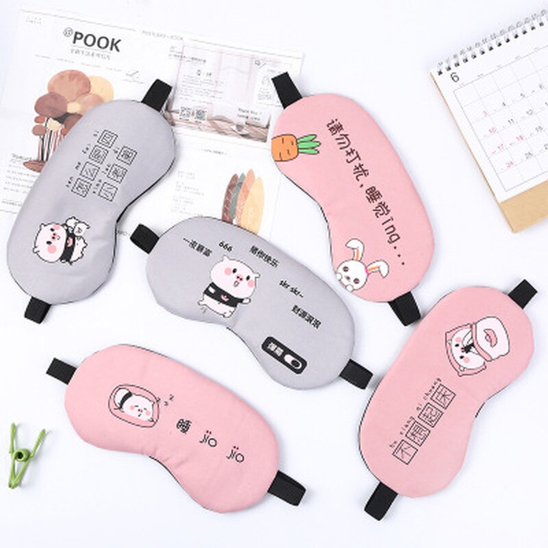 1PC Kawaii sommeil cochon oeil masque dessin animé dormir masque oeil ombre couverture bandeau pour les filles femmes