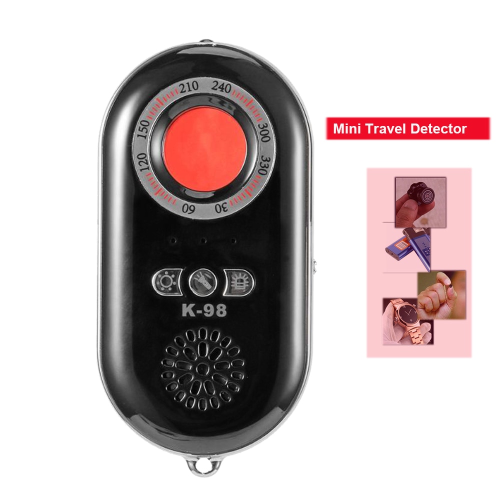 Camera Finder Trillingen Alarm Mini Reizen Shock Sensor Anti-Spy Detector Draadloze Camera Lens Verborgen Apparaten K98